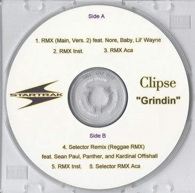 Clipse – Grindin’ (Remix) (Promo CDS) (2002) (FLAC + 320 kbps)