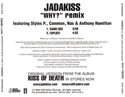 Jadakiss – Why? (Remix) (Promo CDS) (2004) (FLAC + 320 kbps)