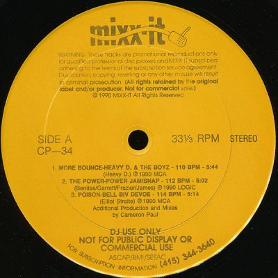 VA – Mixx-It 34 (Vinyl) (1990) (FLAC + 320 kbps)