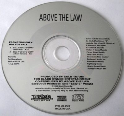 Above The Law – Call It What U Want (Promo CDS) (1993) (FLAC + 320 kbps)