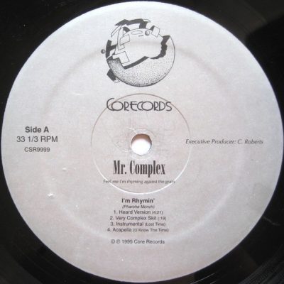 Mr. Complex – I’m Rhymin’ / Against The Grain / Feel Me (VLS) (1995) (FLAC + 320 kbps)