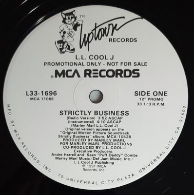 LL Cool J – Strictly Business (Promo VLS) (1991) (FLAC + 320 kbps)
