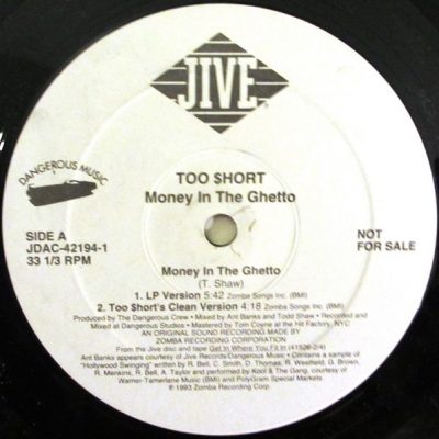Too Short – Money In The Ghetto (VLS) (1993) (FLAC + 320 kbps)