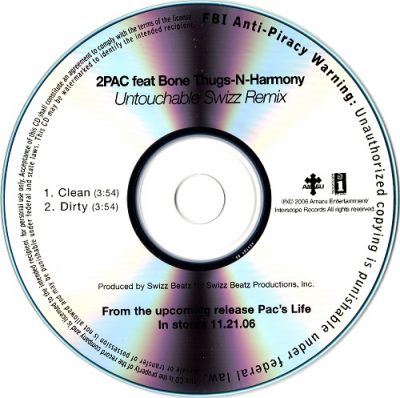 2Pac – Untouchable (Swizz Remix) (Promo CDS) (2006) (FLAC + 320 kbps)
