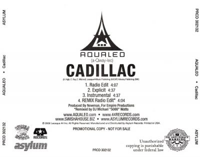 Aqualeo – Cadillac (Promo CDS) (2006) (FLAC + 320 kbps)