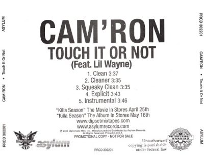 Cam’ron – Touch It Or Not (Promo CDS) (2006) (FLAC + 320 kbps)