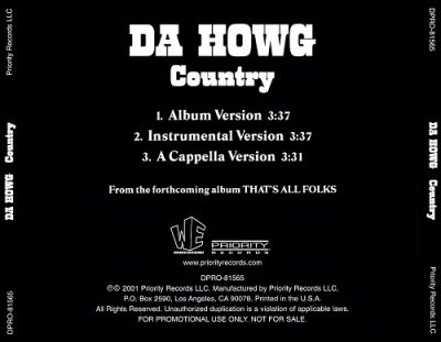 Da Howg – Country (Promo CDS) (2001) (FLAC + 320 kbps)