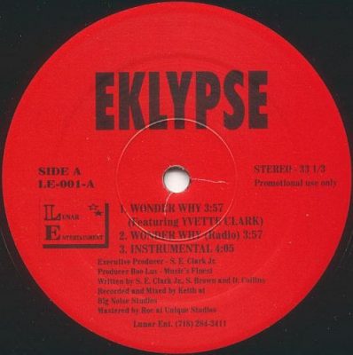 Eklypse – Wonder Why (VLS) (1997) (FLAC + 320 kbps)