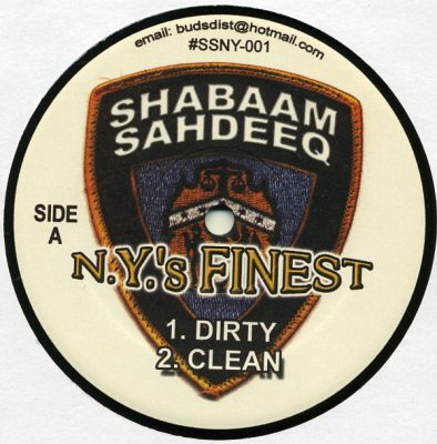 Shabaam Sahdeeq – N.Y.’s Finest (VLS) (2001) (FLAC + 320 kbps)