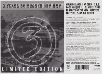 VA – 3 Years In Rugged Hip Hop (Vinyl) (1996) (FLAC + 320 kbps)