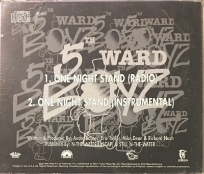 5th Ward Boyz – One Night Stand (Promo CDS) (1995) (FLAC + 320 kbps)