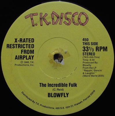Blowfly – The Incredible Fulk (VLS) (1980) (FLAC + 320 kbps)