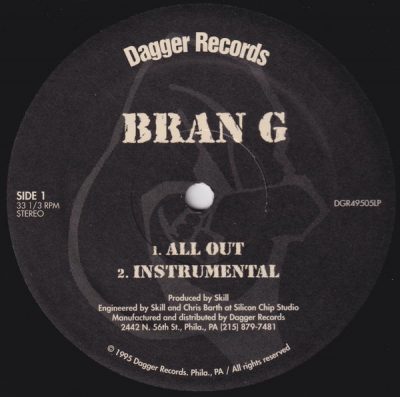 Bran G – All Out / Knockout Blow (VLS) (1995) (FLAC + 320 kbps)