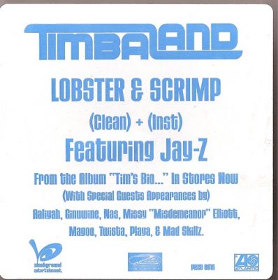 Timbaland – Lobster & Scrimp (Promo CDS) (1998) (FLAC + 320 kbps)