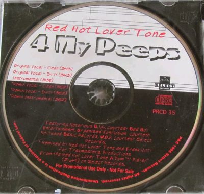 Red Hot Lover Tone – 4 My Peeps (Promo CDS) (1995) (FLAC + 320 kbps)