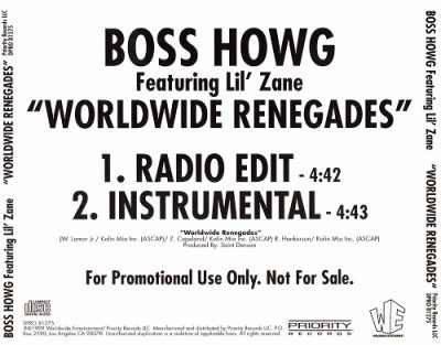 Boss Howg – Worldwide Renegades (Promo CDS) (1999) (FLAC + 320 kbps)