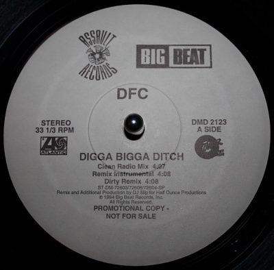 DFC – Digga Bigga Ditch (Promo VLS) (1994) (FLAC + 320 kbps)
