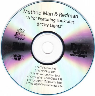 Method Man & Redman – A-Yo / City Lights (Promo CDM) (2009) (FLAC + 320 kbps)