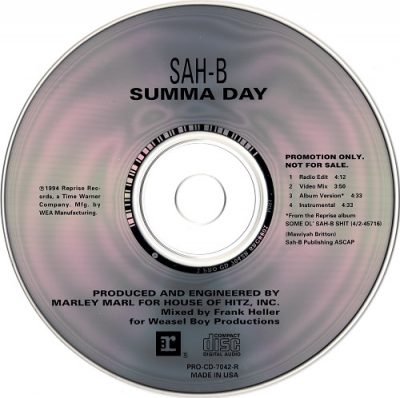 Sah-B – Summa Day (Promo CDS) (1994) (FLAC + 320 kbps)