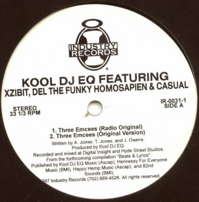 Kool DJ E.Q. – Three Emcees (VLS) (1997) (FLAC + 320 kbps)