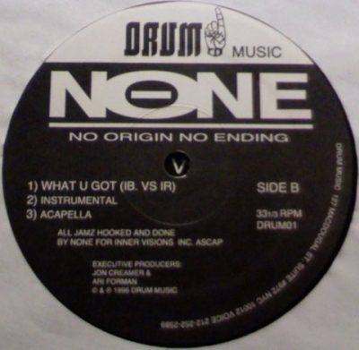 None – N.O.N.E. Quite Like U / What U Got (VLS) (1996) (FLAC + 320 kbps)