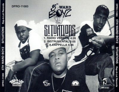5th Ward Boyz – Situations (Promo CDS) (1995) (FLAC + 320 kbps)