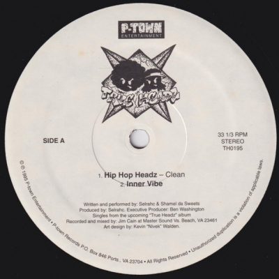 True Headz – Hip Hop Headz / Inner Vibe / True Head Shit (VLS) (1995) (FLAC + 320 kbps)