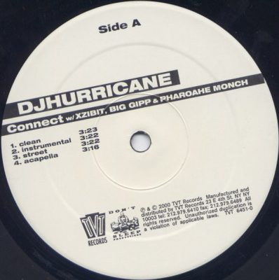 DJ Hurricane – Connect / The Life (VLS) (2000) (FLAC + 320 kbps)