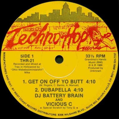 DJ Battery Brain & Vicious C – Get On Off Yo Butt (VLS) (1989) (FLAC + 320 kbps)