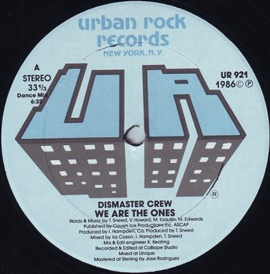 Dismaster Crew – We Are The Ones (VLS) (1986) (FLAC + 320 kbps)