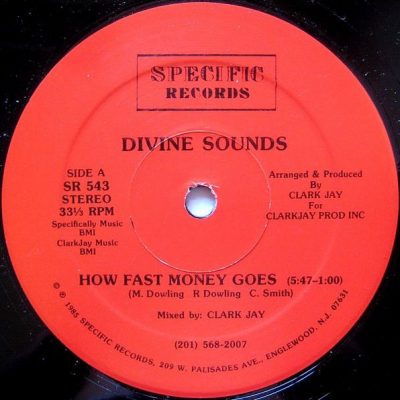 Divine Sounds – How Fast Money Goes (VLS) (1985) (FLAC + 320 kbps)