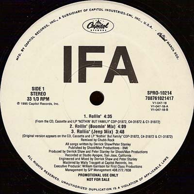 IFA – Rollin’ (Promo VLS) (1995) (FLAC + 320 kbps)