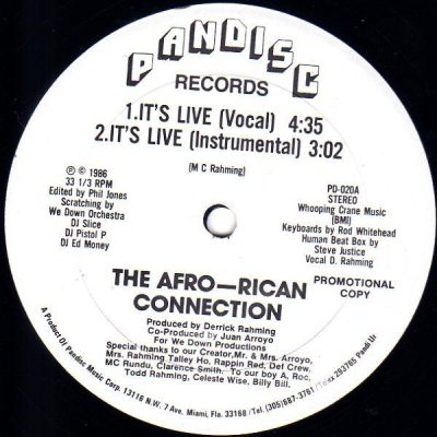 The Afro-Rican Connection – It’s Live (VLS) (1986) (FLAC + 320 kbps)