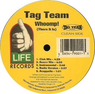 Tag Team – Whoomp! (There It Is) (VLS) (1993) (FLAC + 320 kbps)