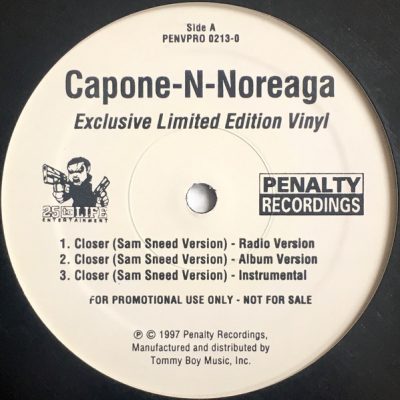 Capone-N-Noreaga – Closer (Sam Sneed Version) (Promo VLS) (1997) (FLAC + 320 kbps)