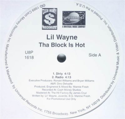 Lil Wayne – Tha Block Is Hot (Promo VLS) (1999) (FLAC + 320 kbps)
