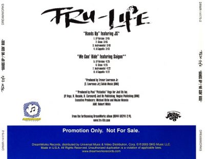 Tru-Life – Hands Up / We Gon’ Ride (Promo CDS) (2003) (FLAC + 320 kbps)