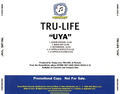Tru-Life – Uya (Promo CDS) (2000) (FLAC + 320 kbps)