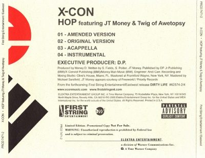 X-Con – Hop (Promo CDS) (2000) (FLAC + 320 kbps)