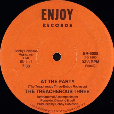 The Treacherous Three – At The Party (WEB Single) (1980) (320 kbps)