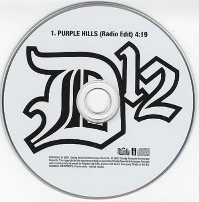 D12 – Purple Hills (1-track Promo CDS) (2001) (FLAC + 320 kbps)