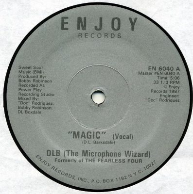 DLB (The Microphone Wizard) – Magic (WEB Single) (1987) (320 kbps)