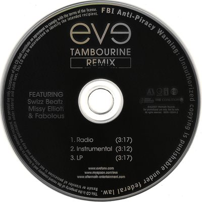 Eve – Tambourine (Remix) (Promo CDS) (2007) (FLAC + 320 kbps)