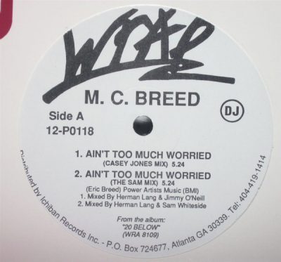 MC Breed – Ain’t Too Much Worried (VLS) (1992) (FLAC + 320 kbps)