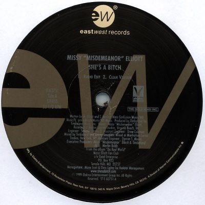 Missy Elliott – She’s A Bitch (VLS) (1999) (FLAC + 320 kbps)