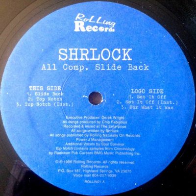Shrlock – All Comp. Slide Back EP (Vinyl) (1996) (FLAC + 320 kbps)