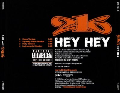 216 – Hey Hey (Promo CDS) (2006) (FLAC + 320 kbps)