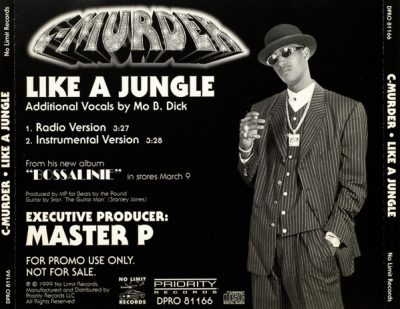 C-Murder – Like A Jungle (Promo CDS) (1999) (FLAC + 320 kbps)