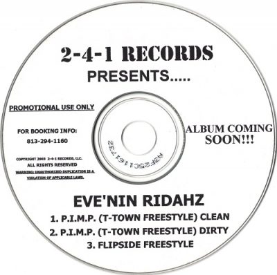 Eve’nin Ridahz – P.I.M.P. (T-Town Freestyle) (Promo CDS) (2003) (FLAC + 320 kbps)