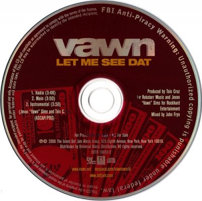 Vawn – Let Me See Dat (Promo CDS) (2008) (FLAC + 320 kbps)